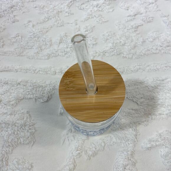 GLASS TUMBLER w/Glass Straw Thanks for Making Me One Smart Cookie 16oz Humorous - Picture 3 of 6